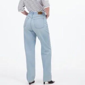 NWT Madewell 90s Straight Jeans in Light Blue Size 29
